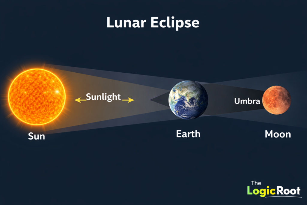 सूर्य पृथ्वी और चंद्रमा की स्थिति