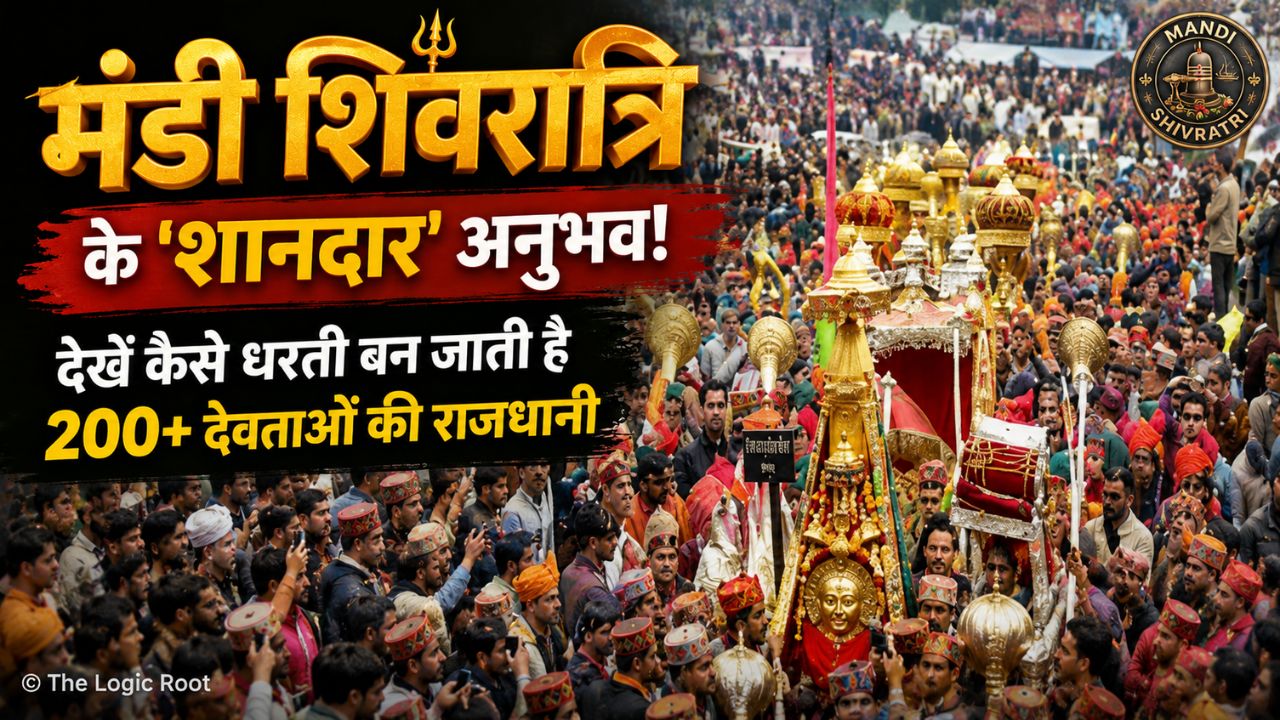 मंडी शिवरात्रि महोत्सव में 200+ देवताओं की भव्य शोभायात्रा का वास्तविक दृश्य | Mandi Shivratri Festival