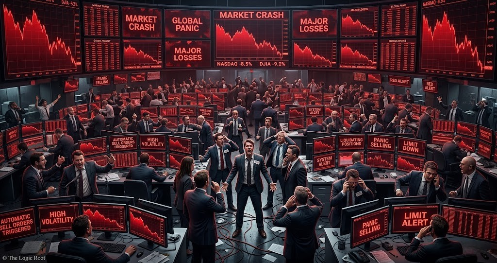 FII selling impact on Indian stock market crash