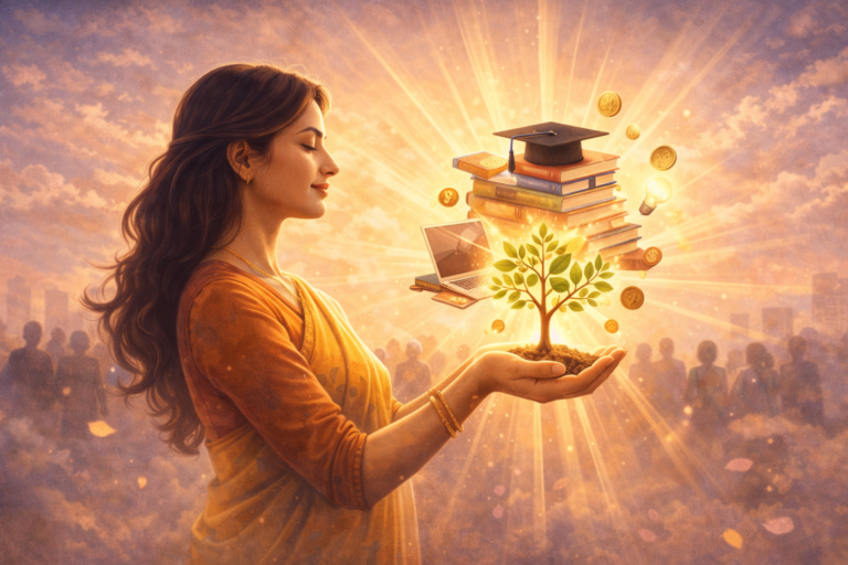 Give To Gain theme women empowerment opportunity concept