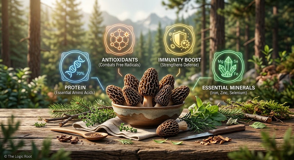 Himalayan Gucchi Mushroom health benefits protein antioxidants immunity