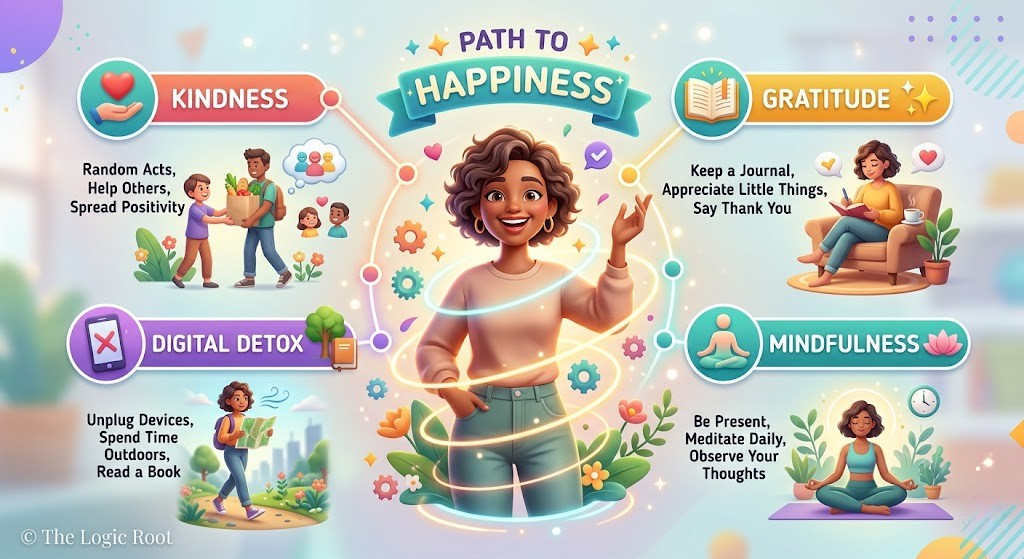 खुशी बढ़ाने वाली दैनिक आदतें