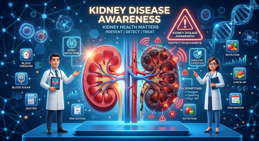 kidney health tips lifestyle illustration