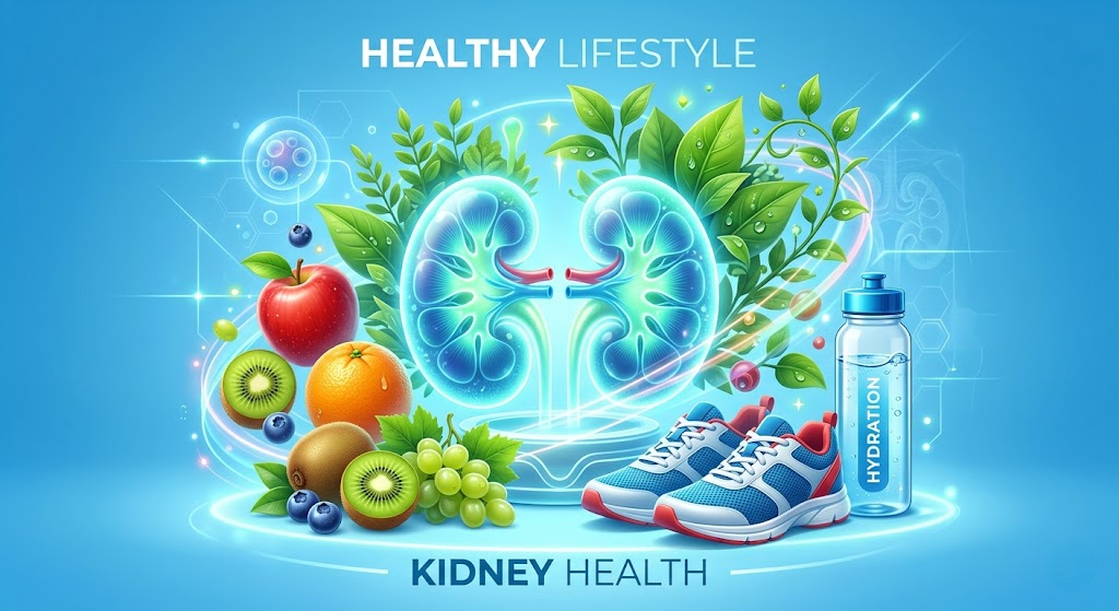 kidney health tips lifestyle illustration