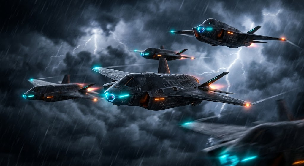 Stealth Military Drones