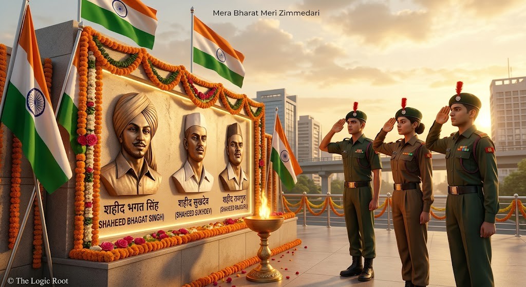 Shaheed Diwas 2026 Mera Bharat Meri Zimmedari tribute