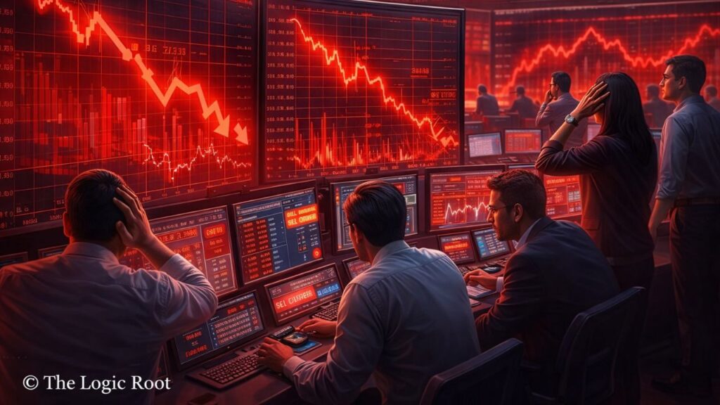 Stock market crash in full swing