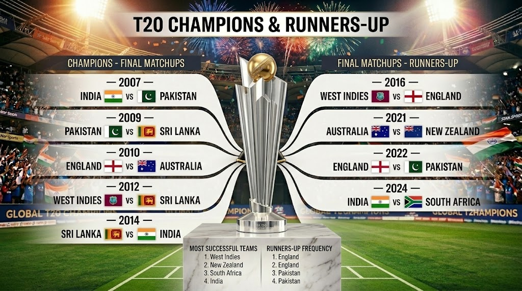 International cricket teams T20 World Cup victory