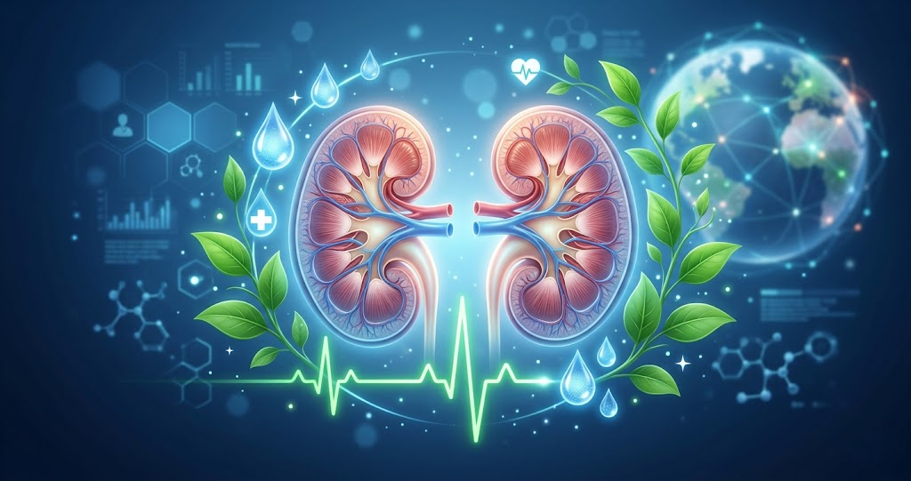 world kidney day 2026 kidney health awareness illustration