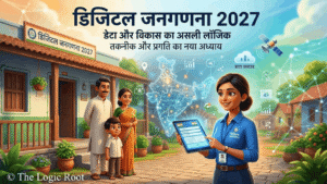 Digital Census 2027 India digital population data collection concept
