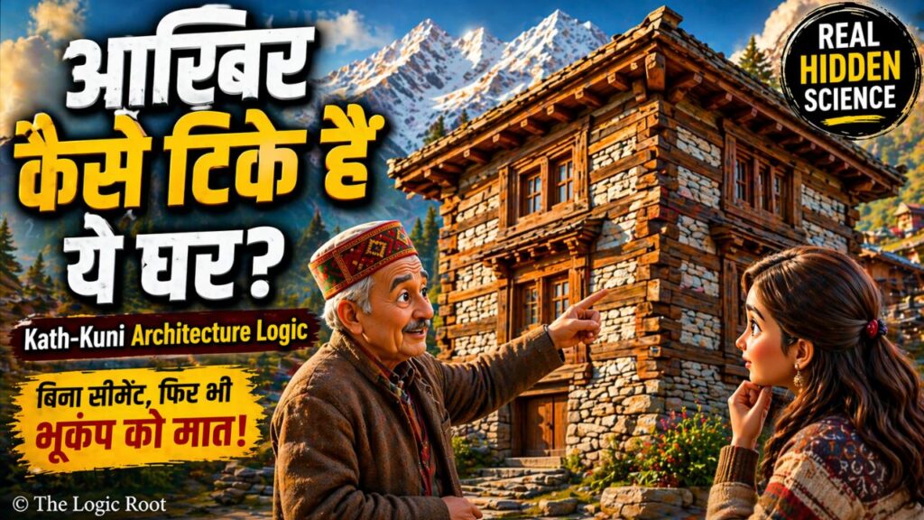 Kath-Kuni Architecture Himachal traditional wooden stone house earthquake resistant structure