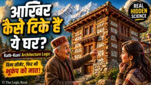 Kath-Kuni Architecture Himachal traditional wooden stone house earthquake resistant structure
