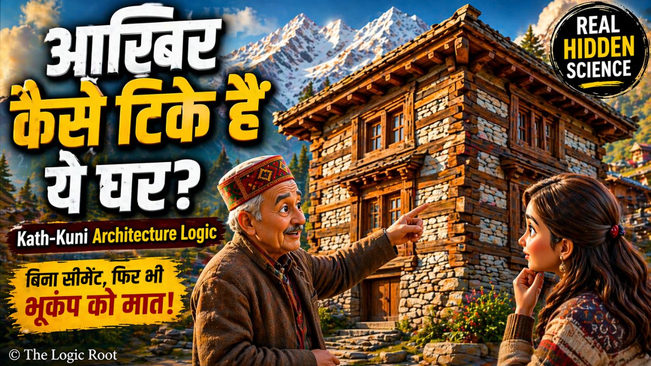 Kath-Kuni Architecture Himachal traditional wooden stone house earthquake resistant structure