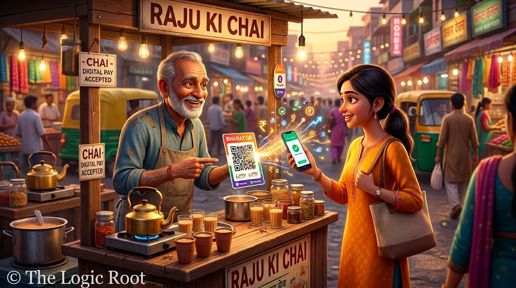 street vendors accepting UPI payments India