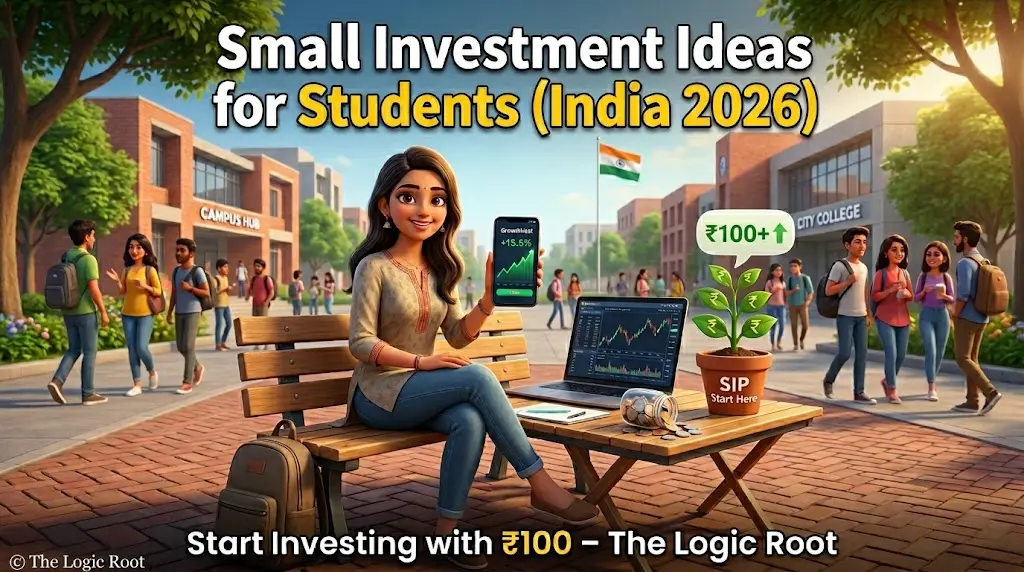 Small investment ideas for students in India starting with ₹100