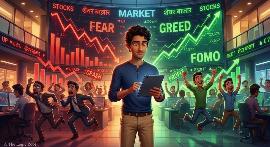 stock market fear vs greed psychology for beginner investors