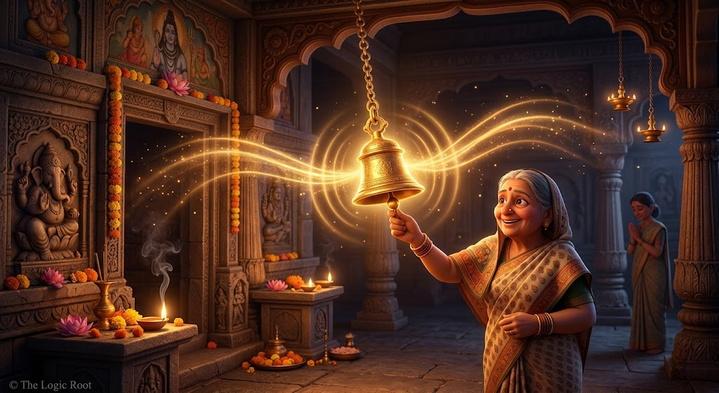 भारतीय परंपराओं के पीछे का लॉजिक मंदिर में घंटी बजाने की परंपरा