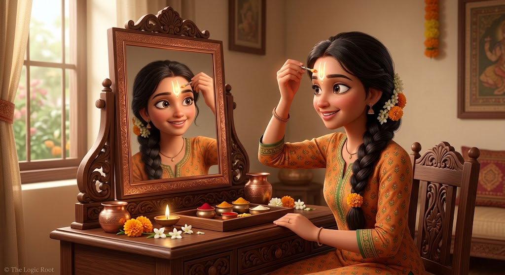 माथे पर तिलक लगाने की परंपरा