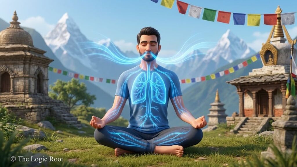 Logic of daily healthy habits deep breathing science