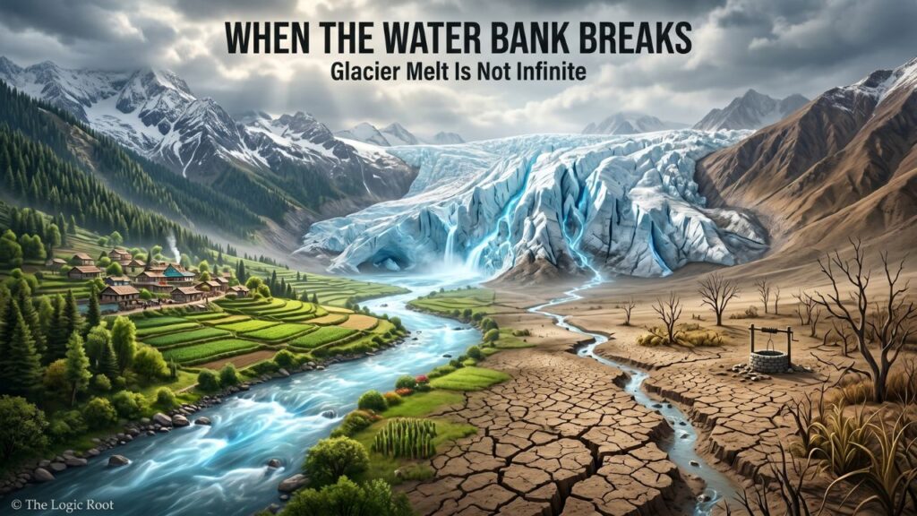 तेजी से पिघलते Himalayan glaciers और future water crisis