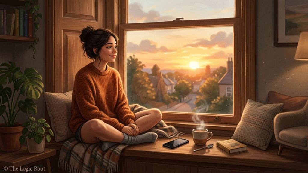 “Mental peace after digital detox”