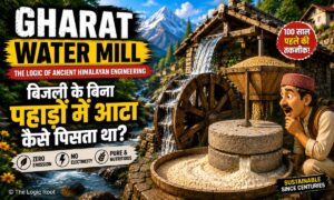 Gharat Water Mill in Himachal Pradesh powered by flowing mountain water