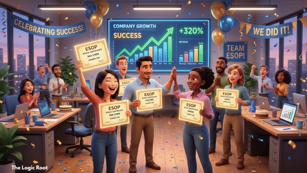 Happy Employees Wealth Growth