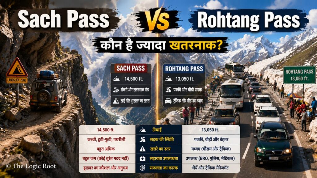 Sach Pass vs Rohtang Pass