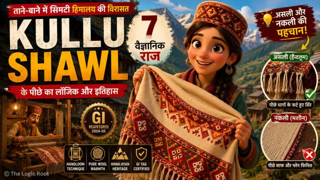 Kullu Shawl handloom weaving in Himachal Pradesh