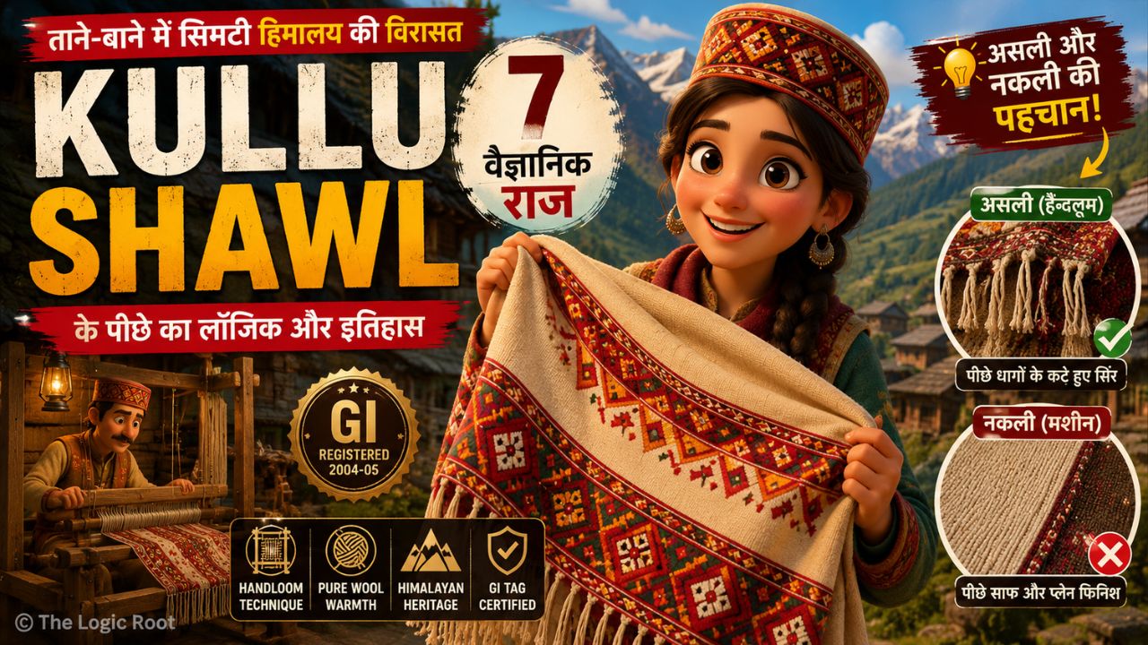 Kullu Shawl handloom weaving in Himachal Pradesh