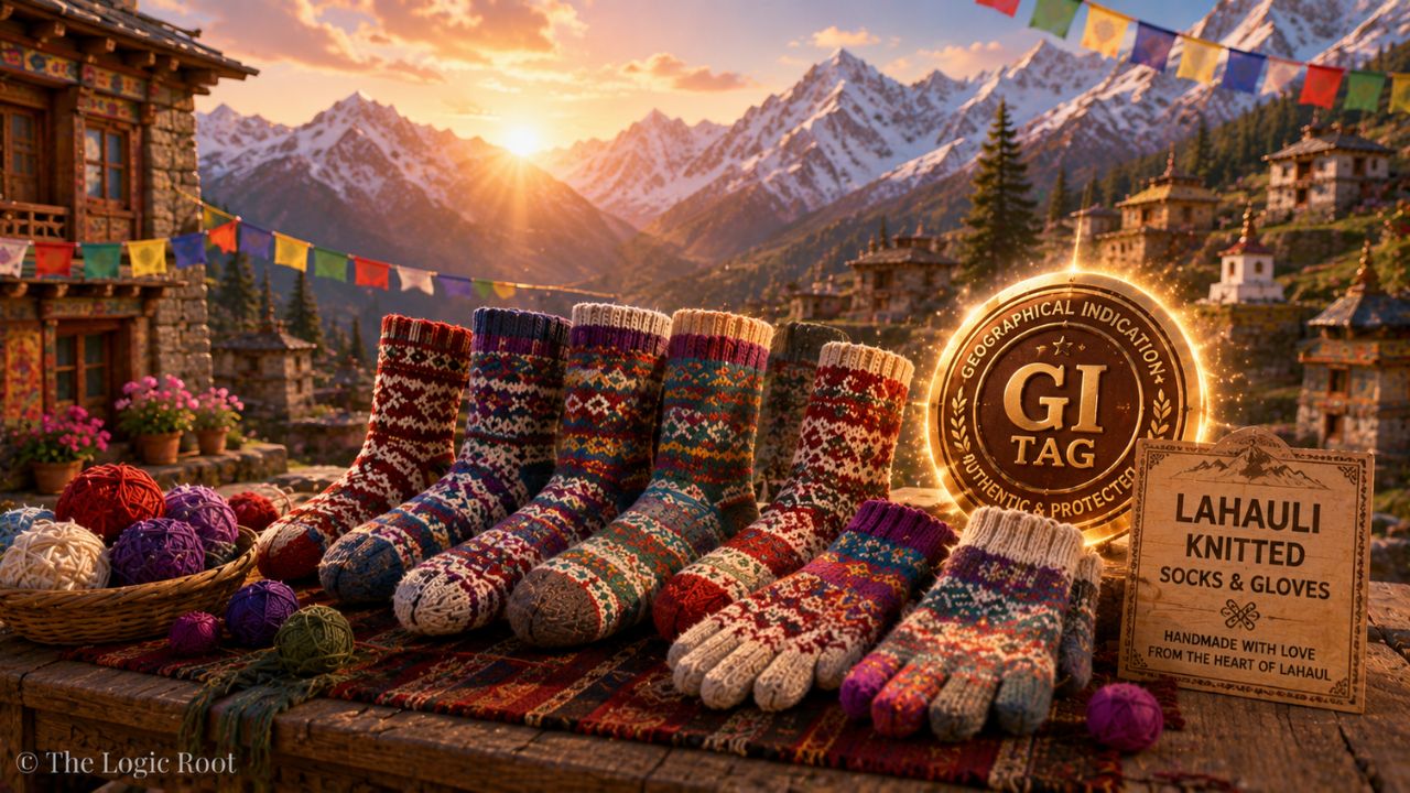 GI Tag प्राप्त Lahauli Knitted Socks & Gloves की पारंपरिक हिमाचली विरासत।