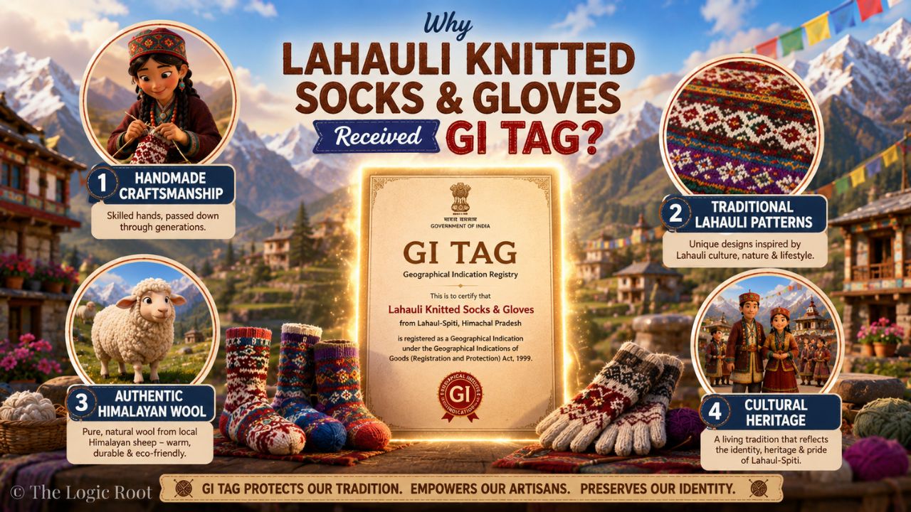 Lahauli Knitted Socks & Gloves को GI Tag मिलने के कारण।
