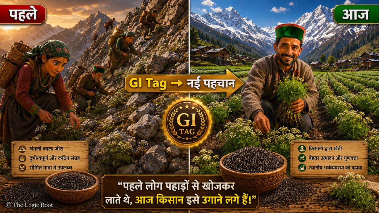 Traditional wild collection vs modern Himachali Kala Zeera farming