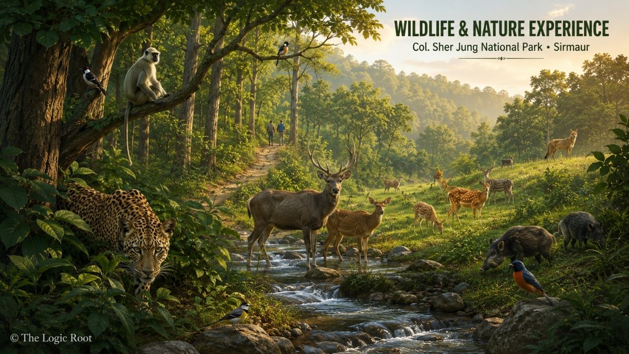 Col. Sher Jung National Park Sirmaur wildlife and nature experience in Shivalik Sal forest