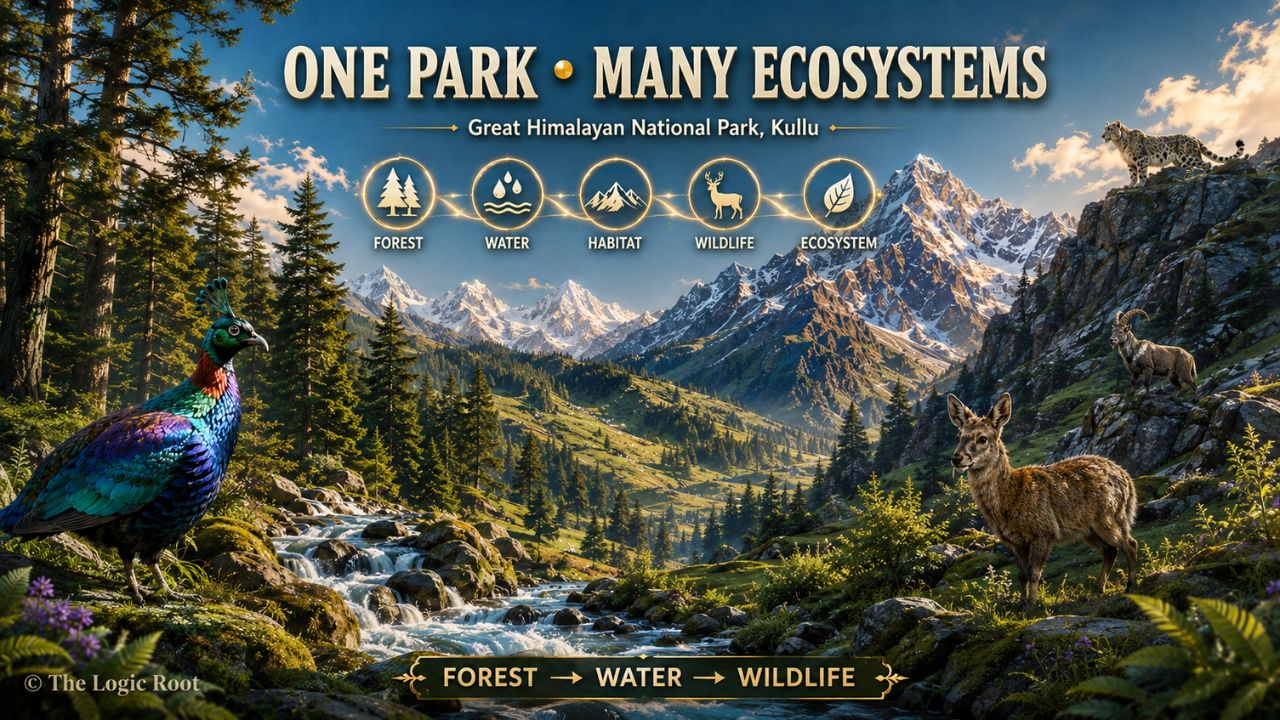 Great Himalayan National Park Kullu Himalayan ecosystem forest water and wildlife
