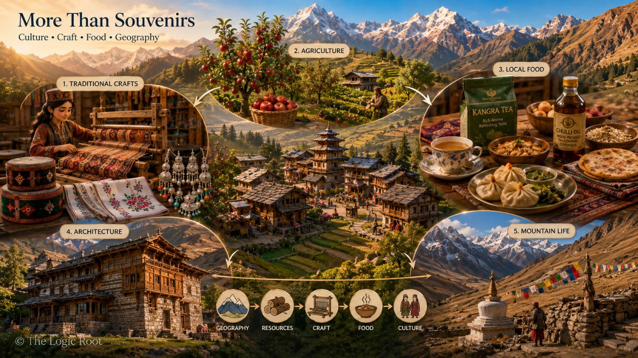 Himachal Pradesh culture, traditional crafts, local food, agriculture and Himalayan lifestyle