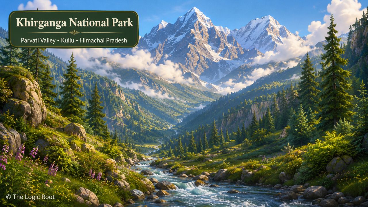 Khirganga National Park in Parvati Valley Kullu Himachal Pradesh