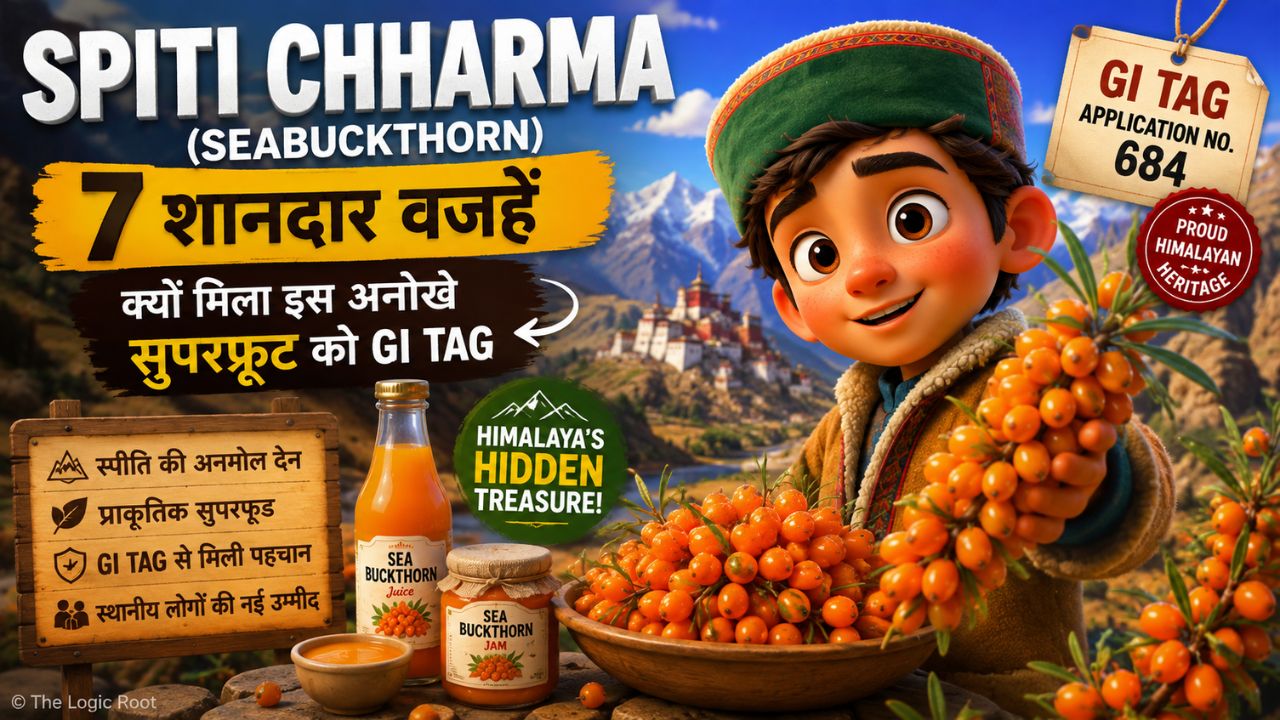 Spiti Chharma (Seabuckthorn) GI Tag fruit growing naturally in Spiti Valley Himachal Pradesh