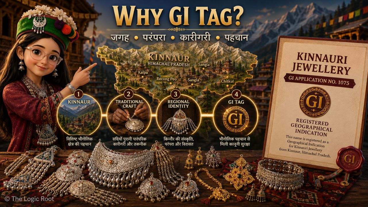 Kinnauri Jewellery GI Tag Application 1075 and Kinnaur geographical identity
