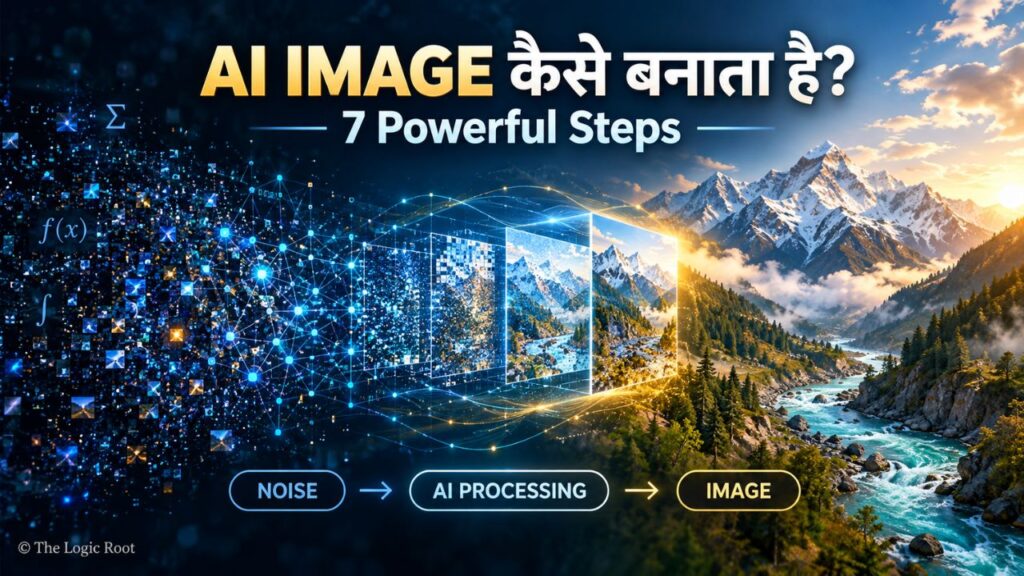 AI Image कैसे बनाता है AI image generation process