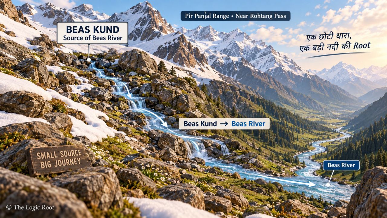 Beas Kund source of Beas River in Pir Panjal Himachal Pradesh