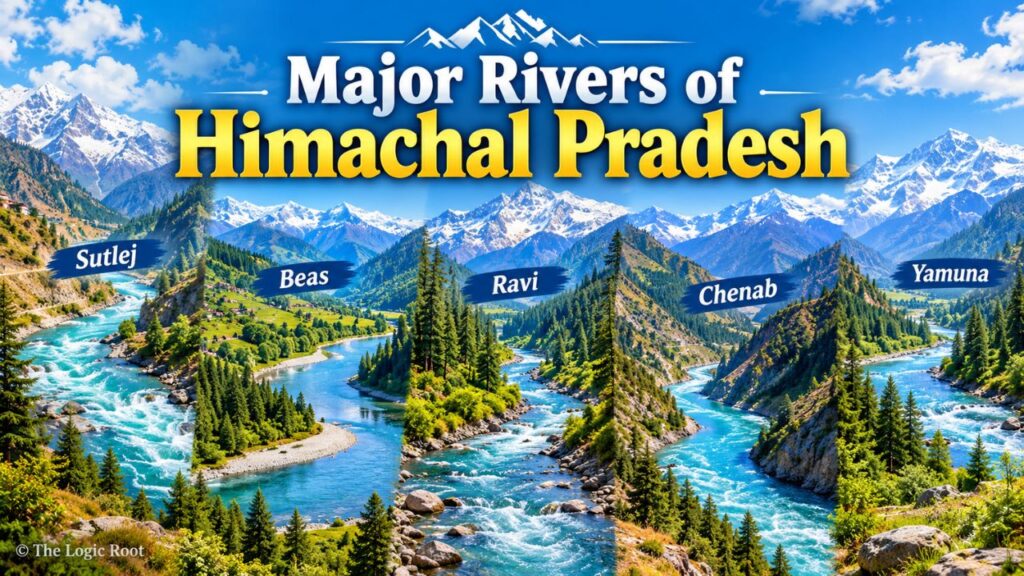 Major Rivers of Himachal Pradesh