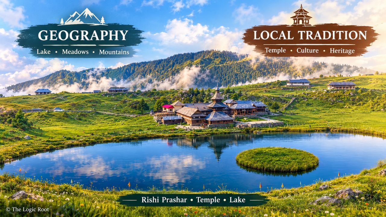 Prashar Temple beside Prashar Lake in Mandi Himachal Pradesh