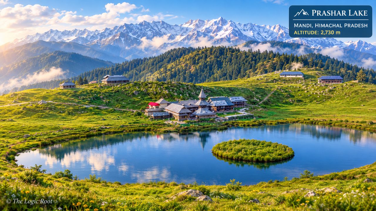 Prashar Lake in Mandi Himachal Pradesh at 2730 metres